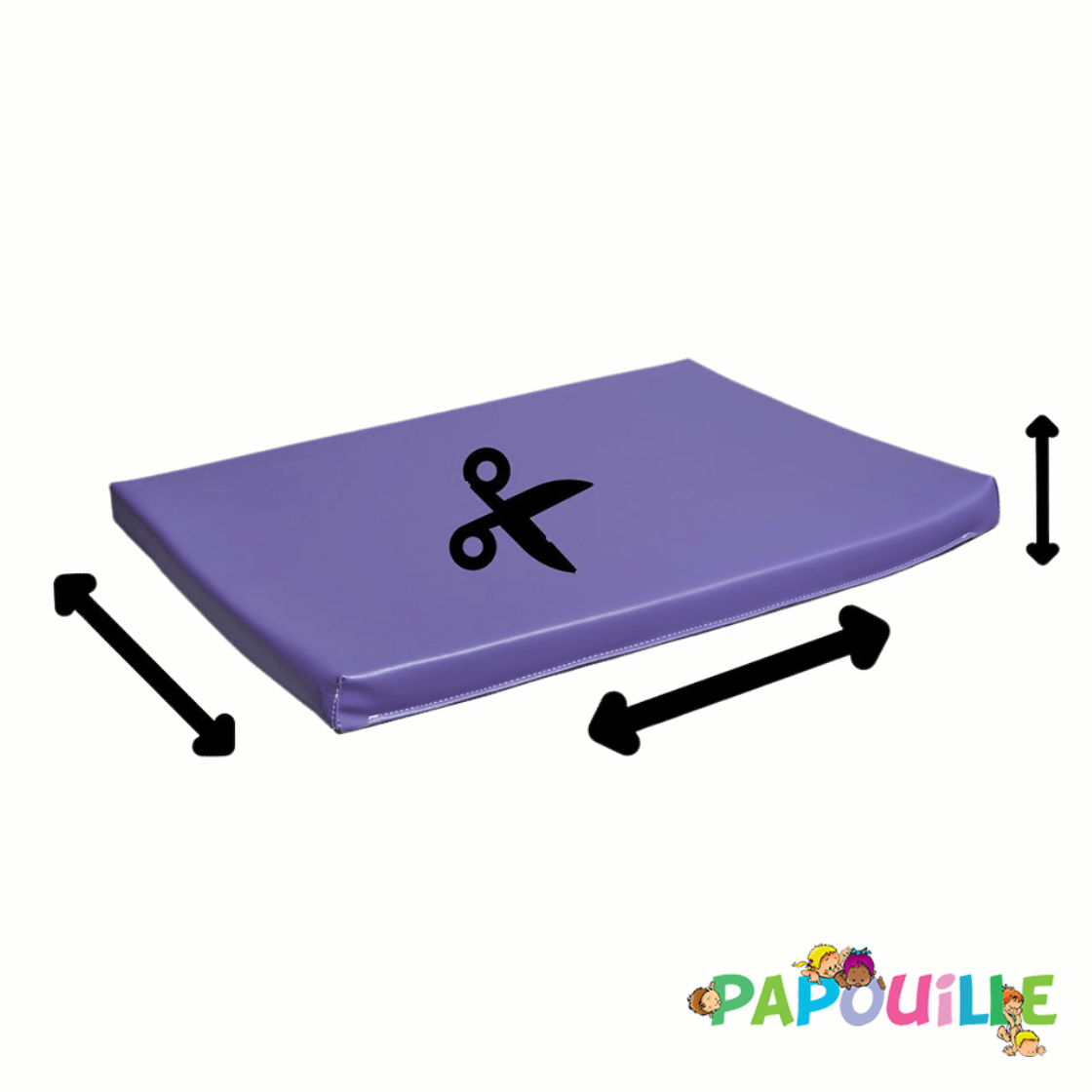 Tapis en mousse sur mesure épaisseur 3cm /m2 Fidji