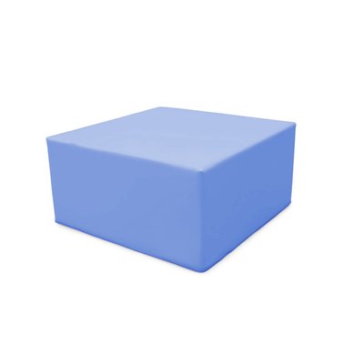 Motricité - Module de Motricité Bébé - Module bloc carre en mousse pvc h.23cm turquoise