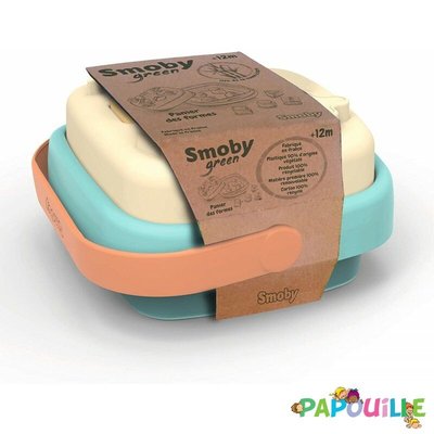 Jouets - Jouets à Empiler ou à Encastrer - Panier de formes à encastrer en canne à sucre éco