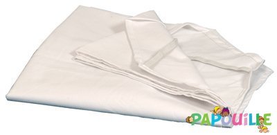 Couchage - Linge de Lit Bébé, Enfant  - Drap sac couchette poly-coton 131 x 58cm 120gr blanc