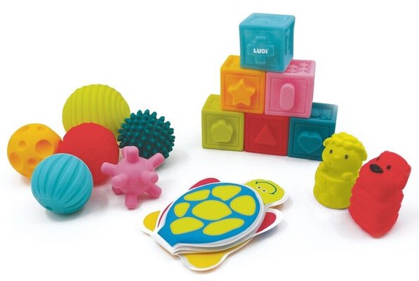 Jouets - Hochets et Jouets Sensoriels - Coffret d'éveil sensoriel
