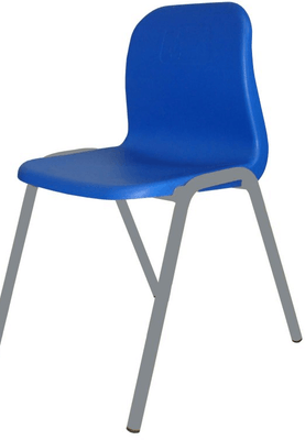 Mobilier - Chaise & fauteuil pour crèche - Chaise empilable clara t2 bleu