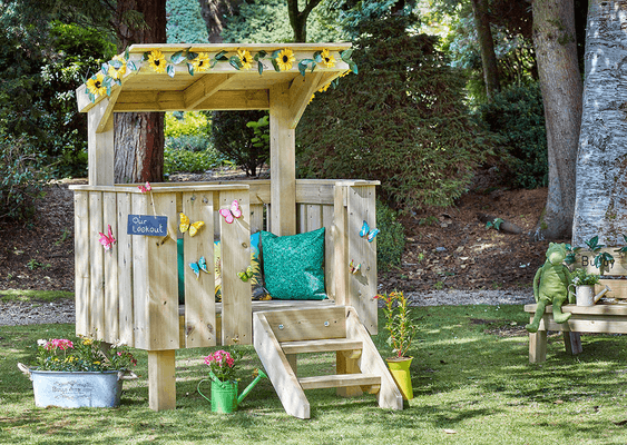Mobilier - Cabane enfant - Cabane en bois avec escalier