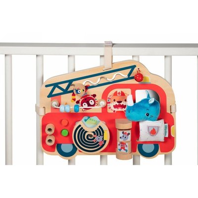 Jouets - Jouets Multi-Activités - Panneau d'activités bois le camion de pompier
