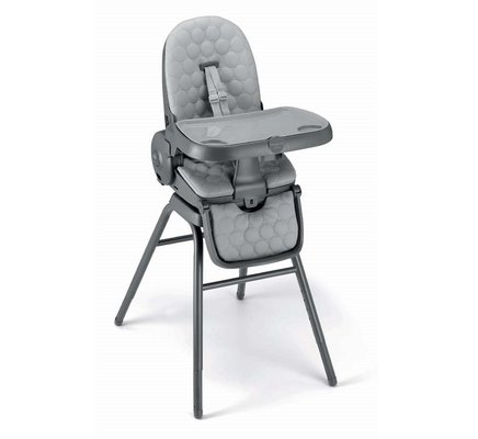 Puériculture - Chaise haute bébé et Siège Repas - Chaise haute évolutive 4 en 1 - Gris