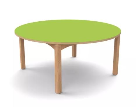 Table ronde 4 pieds T3 - Vert