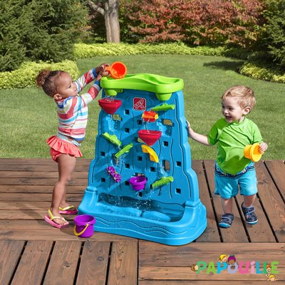 Motricité - Structure et panneaux D'activités - Mur d'eau de jeux et découverte step2