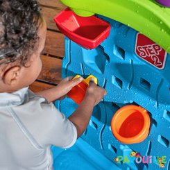 Motricité - Structure et panneaux D'activités - Mur d'eau de jeux et découverte step2