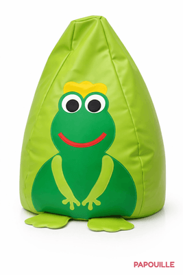 Mobilier - Meuble en mousse et Pouf - Pouf vert grenouille