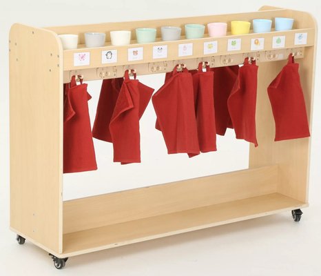 Mobilier - Banc vestiaire & Porte Manteaux - Chariot de toilettes