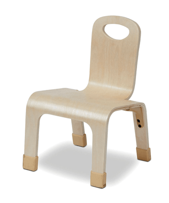Mobilier - Chaise & fauteuil pour crèche - 4 chaises lili en bois - T0