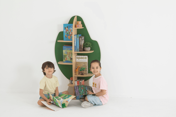 Mobilier - Meuble de rangement scolaire - Etagère murale - Décoration Arbre