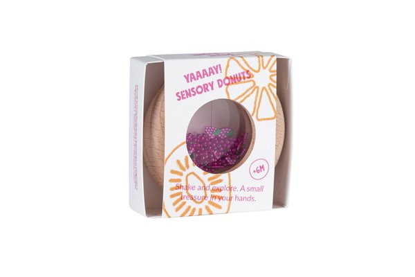 Jouets - Hochets et Jouets Sensoriels - Donut sensoriel - Raisins