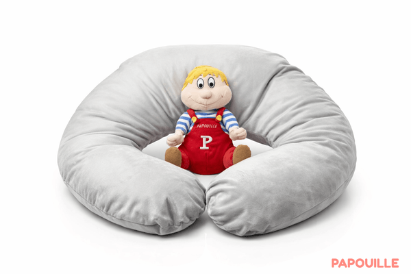 Puériculture - Fauteuils, coussins et accessoires d'allaitement - Coussin cale-bébé d'allaitement GRIS