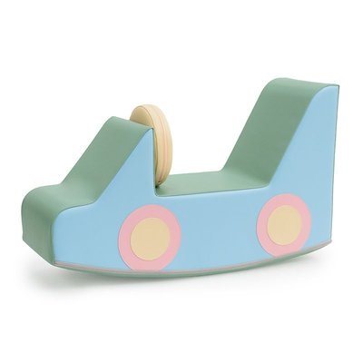 Jeux - Bascules et Équilibre - Voiture à bascule en mousse - pastel