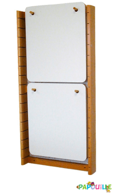 Mobilier - Chevalets et Miroirs  - Sèche dessins mural en bois 15 plaques