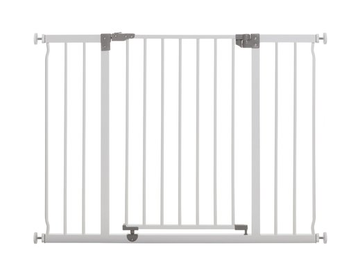 Médical et Prévention - Barrières de Sécurité Enfant - Barrière - Portillon avec rallonge 99 à 105,5 cm - Blanc