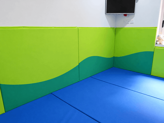 Motricité - Tapis de gym sur mesure - Tapis mural d'intérieur en mousse pvc épaisseur 3 cm sur-mesure