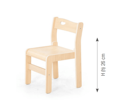 Mobilier - Chaise & fauteuil pour crèche - Chaise sans accoudoirs - T1