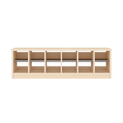 Mobilier - Banc vestiaire & Porte Manteaux - Banc vestiaire 12 casiers 120x33x35cm - Zomi