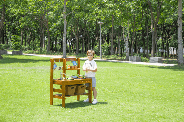Mobilier - Aire de jeux et structure extérieure - Cuisine de jeu en bois - extérieur