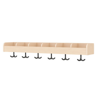 Mobilier - Banc vestiaire & Porte Manteaux - Portemanteau - 6 casiers