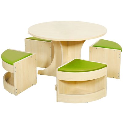 Mobilier - Table crèche et scolaire - Table ronde avec des sièges