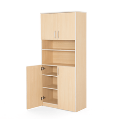 Mobilier - Meuble de rangement scolaire - Armoire de rangement 4 portes - Noé