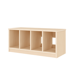 Mobilier - Banc vestiaire & Porte Manteaux - Banc vestiaire 4 casiers 80 cm - Lana