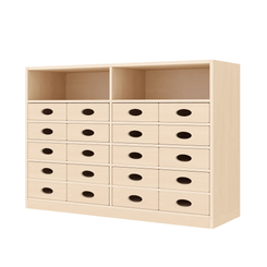 Mobilier - Meuble de rangement scolaire - Meuble de rangement 20 casiers - Tilo