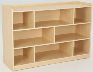 Mobilier - Meuble de rangement scolaire - Armoire à étagères avec dossier