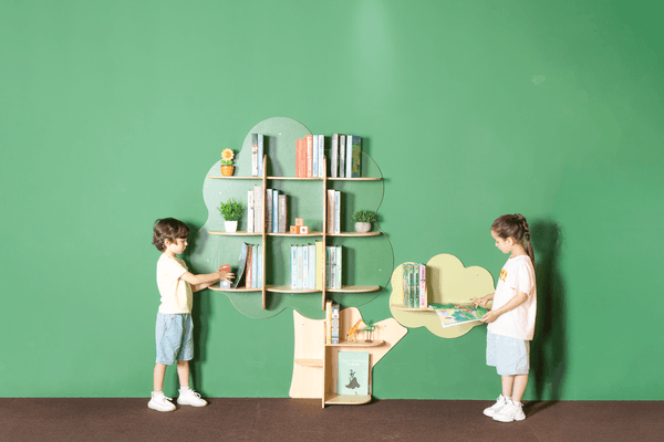 Mobilier - Meuble de rangement scolaire - Rangements muraux - décor Arbre
