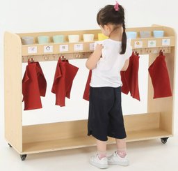 Mobilier - Banc vestiaire & Porte Manteaux - Chariot de toilettes