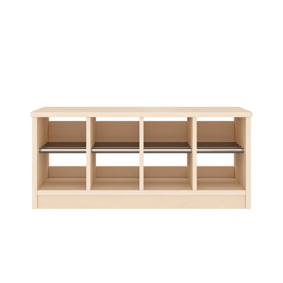Mobilier - Banc vestiaire & Porte Manteaux - Banc vestiaire 8 casiers 80x33x35cm - Lupi