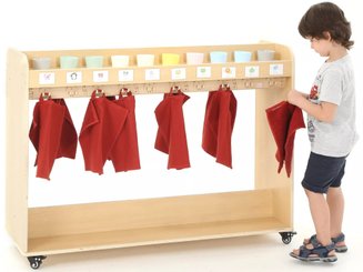 Mobilier - Banc vestiaire & Porte Manteaux - Chariot de toilettes