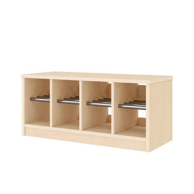 Mobilier - Banc vestiaire & Porte Manteaux - Banc vestiaire 8 casiers 80x33x35cm - Lupi