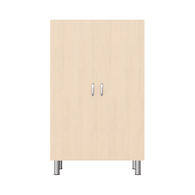 Mobilier - Meuble de rangement scolaire - Armoire de rangement 2 portes avec pieds réglables - Numa