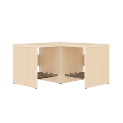 Mobilier - Banc vestiaire & Porte Manteaux - Banc vestiaire d'angle 2 casiers