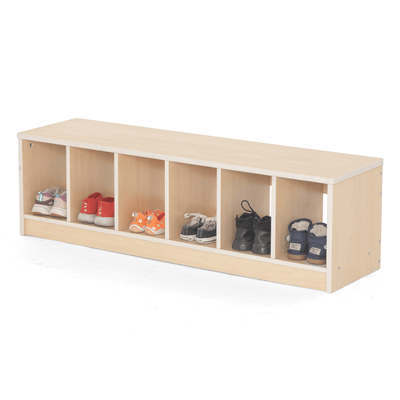 Mobilier - Banc vestiaire & Porte Manteaux - Banc vestiaire 6 casiers 120 cm - Lana