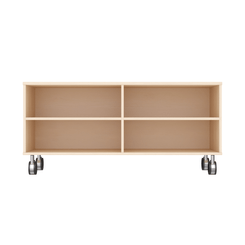 Mobilier - Meuble de rangement scolaire - Meuble de rangement 4 casiers à roulettes - Kali