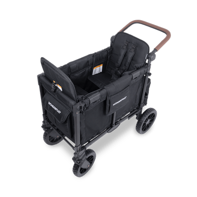 Puériculture - Poussette - Poussette wagon luxe pro 2 places Noir - 6mois +