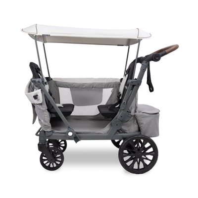 Puériculture - Poussette - Poussette wagon 2 places L2 - 6 mois + - Gris