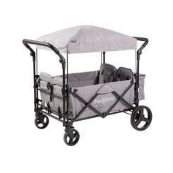 Puériculture - Poussette - Poussette Wagon 4 places Gris