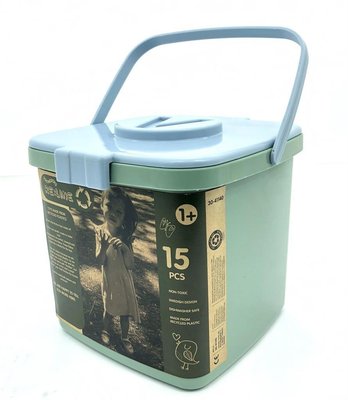 Jouets - Garages, Voitures et Circuits pour Enfant - Seau de 15 véhicules Chubbies – plastique recyclé