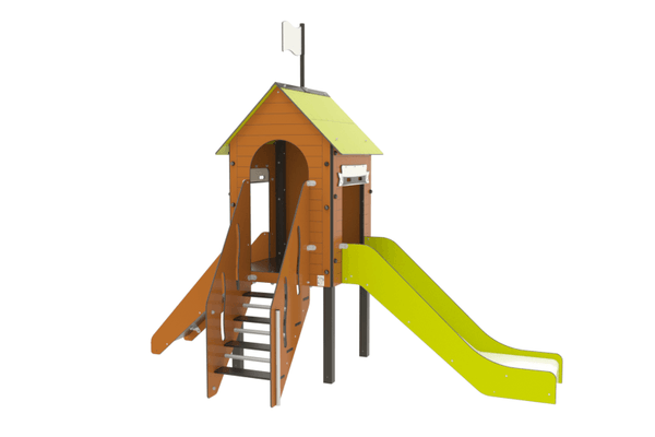 Mobilier - Aire de jeux et structure extérieure - Aire de jeux Ecologrimp - Fixations courtes