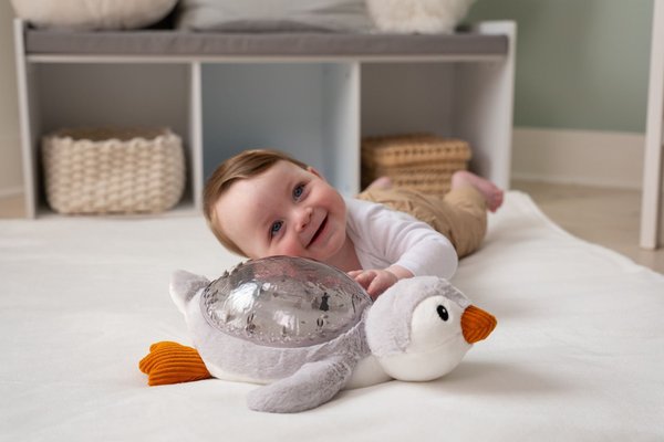 Couchage - Mobile de Lit Bébé et Veilleuse - Veilleuse pingouin - Musicale