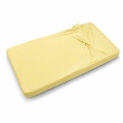 Couchage - Linge de Lit Bébé, Enfant  - Combi drap éponge portefeuille 60 x 120 cm paille