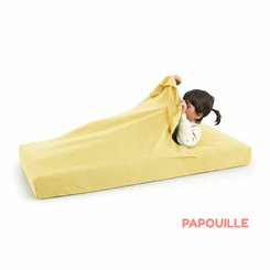 Couchage - Linge de Lit Bébé, Enfant  - Combi drap éponge portefeuille 60 x 120 cm paille