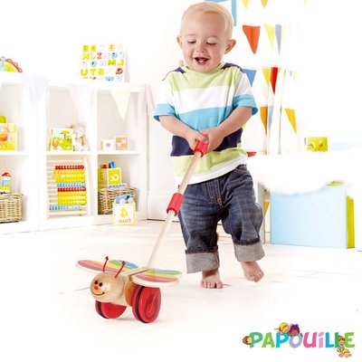 Jouets - Jouets à Pousser, à Tirer - Le papillon à pousser