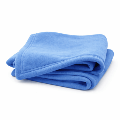 Couchage - Couverture de Lit Enfant - Couverture polaire 100 x 150 bleu Ciel